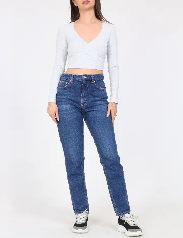 Top Bershka, gri