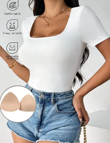 Tricou SHEIN, alb