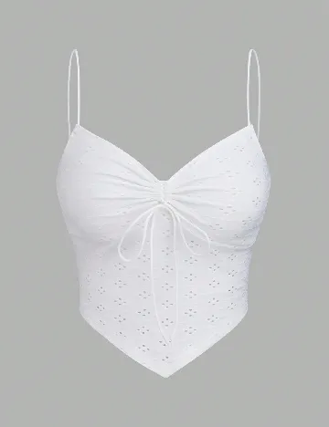 Top SHEIN, alb