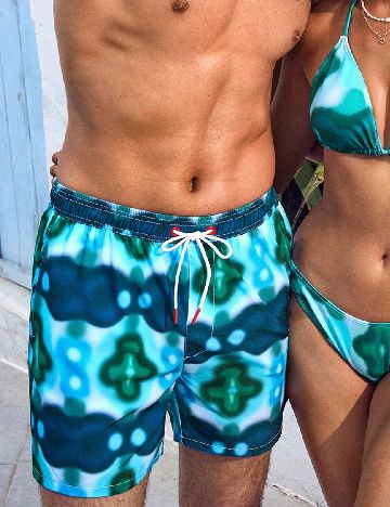 Short de baie SHEIN, albastru
