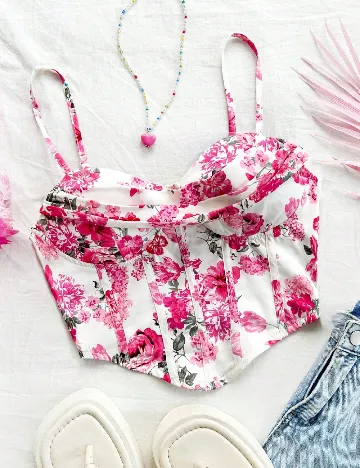 Top SHEIN, floral