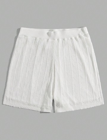 Pantaloni scurti SHEIN, alb