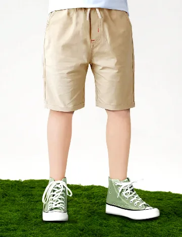 Pantaloni scurti Shein Kids, crem