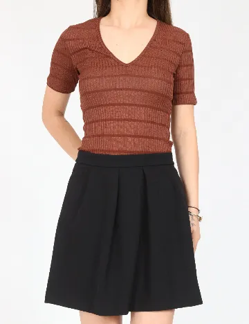 Fusta Bershka, negru