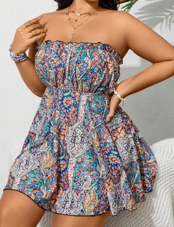 Costum de baie SHEIN CURVE, mix culori