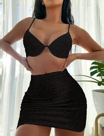 Costum de baie SHEIN, negru
