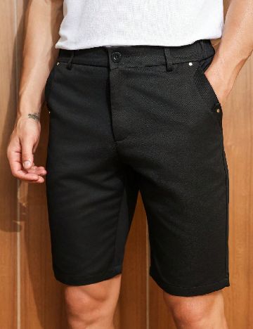 Pantaloni scurti SHEIN, negru