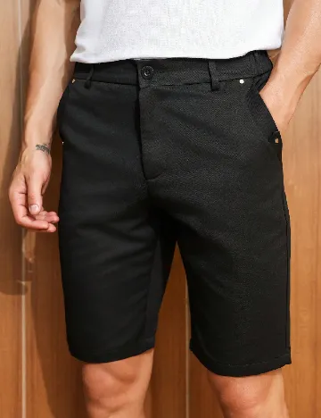Pantaloni scurti SHEIN, negru