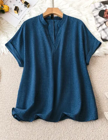 Bluza SHEIN CURVE, albastru
