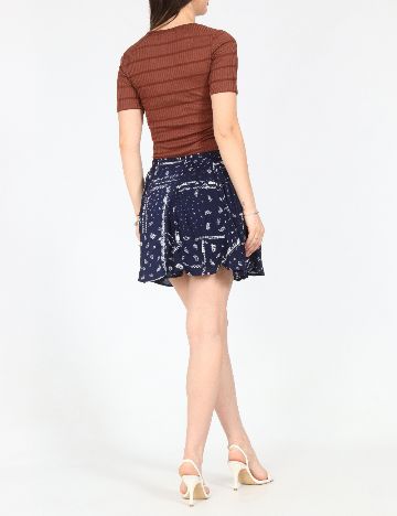 Fusta Bershka, bleumarin