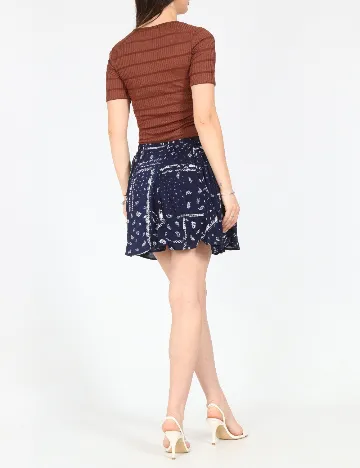 Fusta Bershka, bleumarin