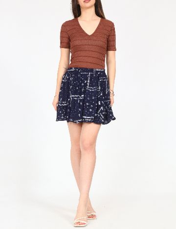Fusta Bershka, bleumarin