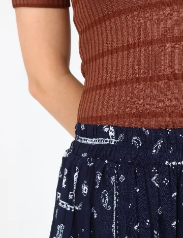 Fusta Bershka, bleumarin