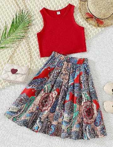 Compleu Shein Kids, mix culori