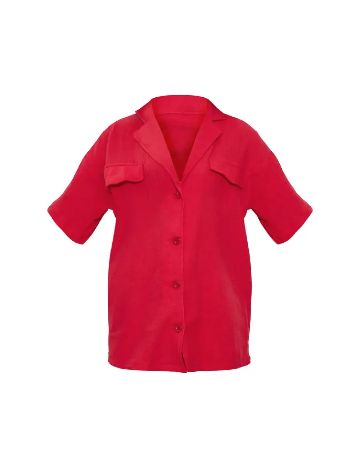 Camasa PrettyLittleThing, rosu