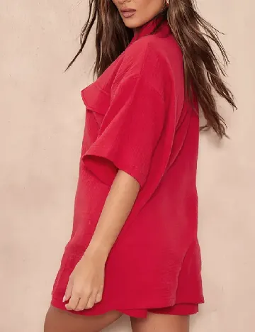 Camasa PrettyLittleThing, rosu