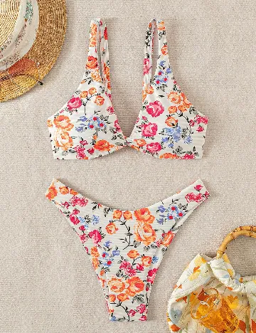 Costum de baie SHEIN, floral