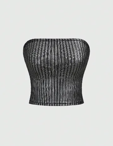 Top SHEIN, argintiu