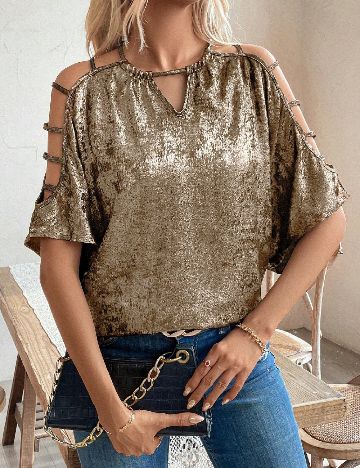 Bluza SHEIN, auriu