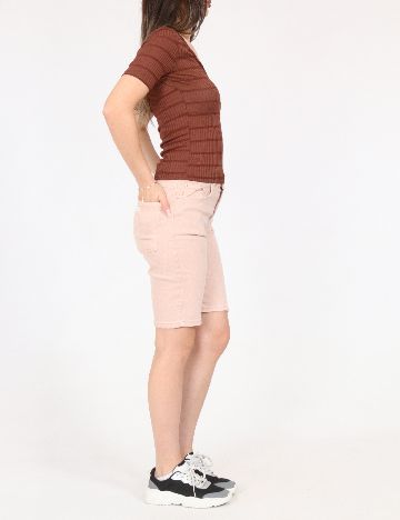 Pantaloni scurti Zara, roz pudra