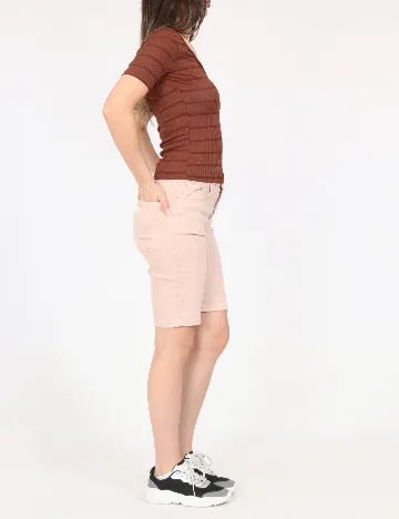 Pantaloni scurti Zara, roz pudra
