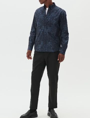 Camasa Matinique, bleumarin