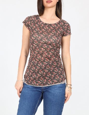 Tricou Zara, floral print