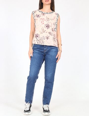 Top Zara, roz deschis