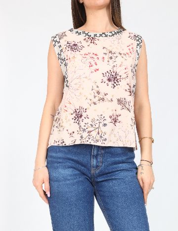 Top Zara, roz deschis