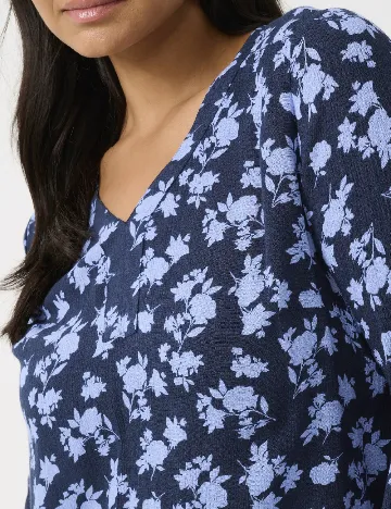 Bluza Kaffe Curve, bleumarin