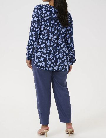 Bluza Kaffe Curve, bleumarin