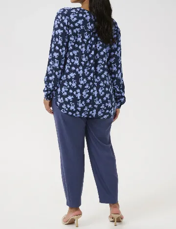 Bluza Kaffe Curve, bleumarin