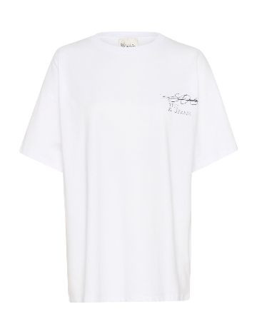 Tricou Oversize My Essential Wardrobe, alb