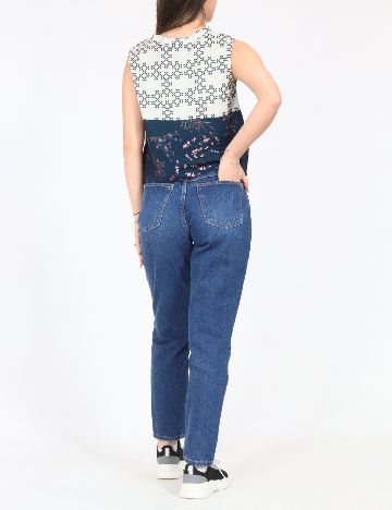 Top Zara, albastru