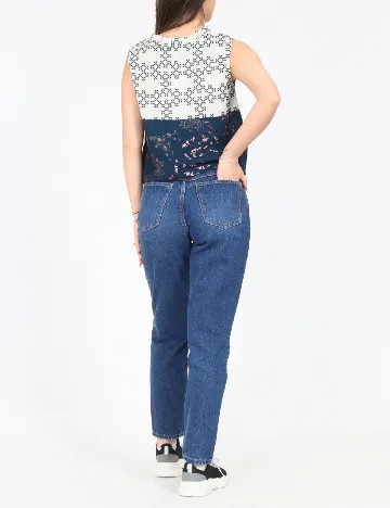 Top Zara, albastru