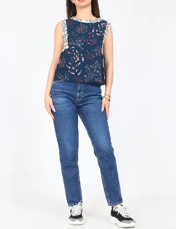 Top Zara, albastru