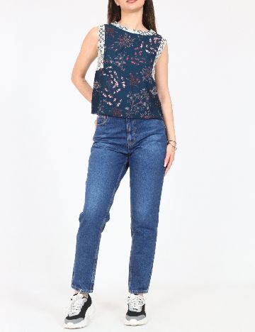 Top Zara, albastru