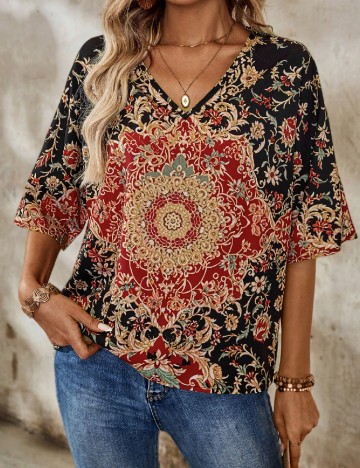 Bluza Emery Rose, mix culori