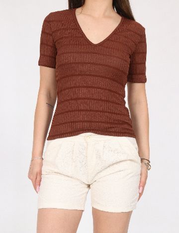 Pantaloni scurti Zara, alb