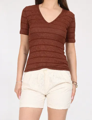 Pantaloni scurti Zara, alb