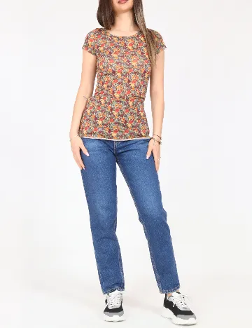 Tricou Zara, floral print