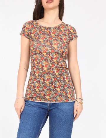 Tricou Zara, floral print