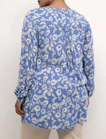 Bluza Kaffe Curve, albastru