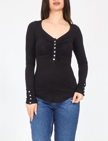 Bluza Bershka, negru