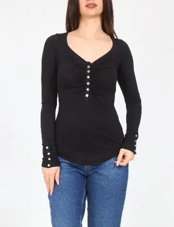 Bluza Bershka, negru