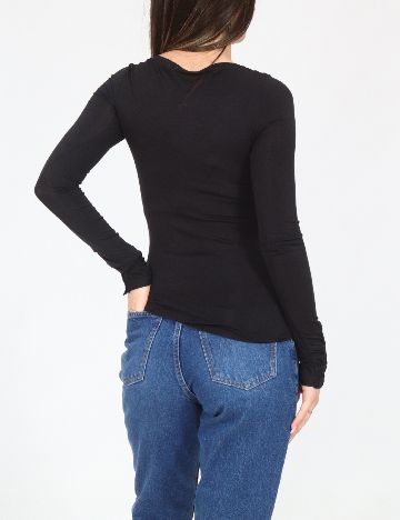 Bluza Bershka, negru