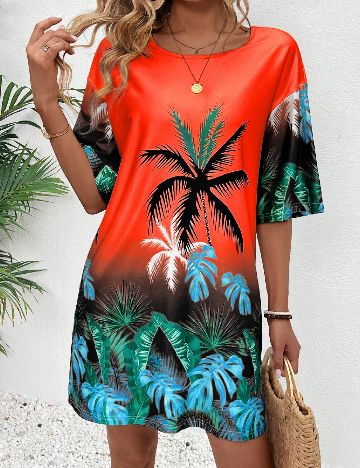 Rochie scurta SHEIN, mix culori