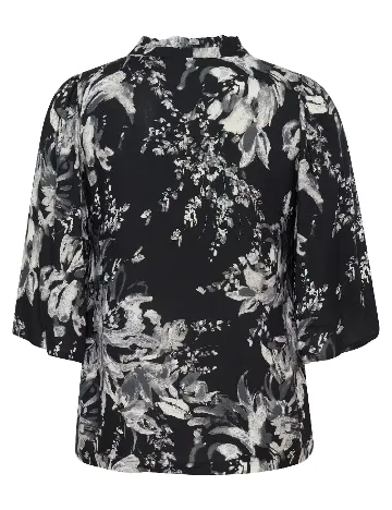 Bluza Kaffe Curve, negru
