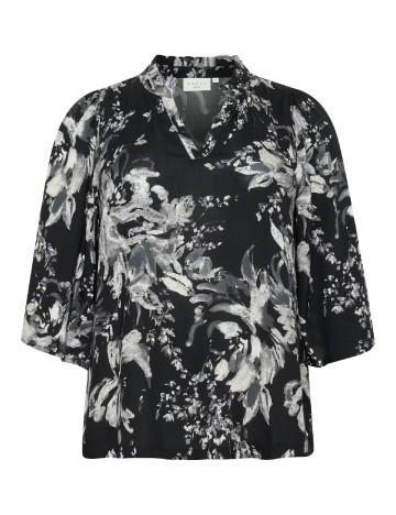 Bluza Kaffe Curve, negru