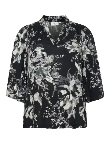 Bluza Kaffe Curve, negru